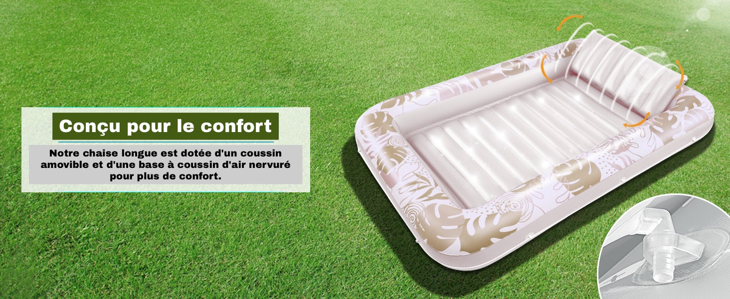Chaise Longue Gonflable