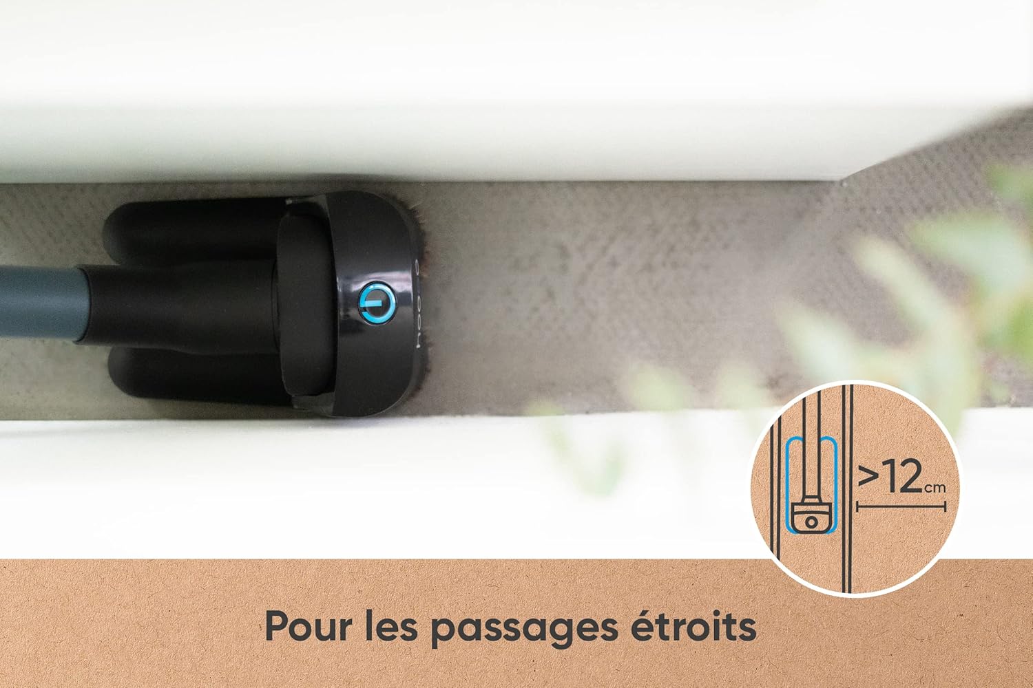 Brosse d'aspirateur universelle flexible