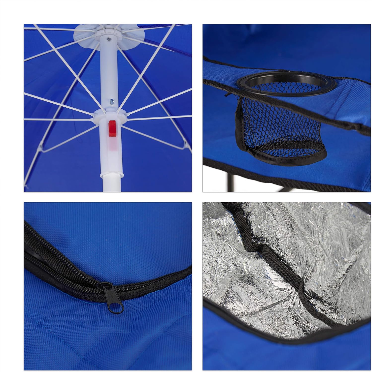 Chaise Pliante Double avec Parasol