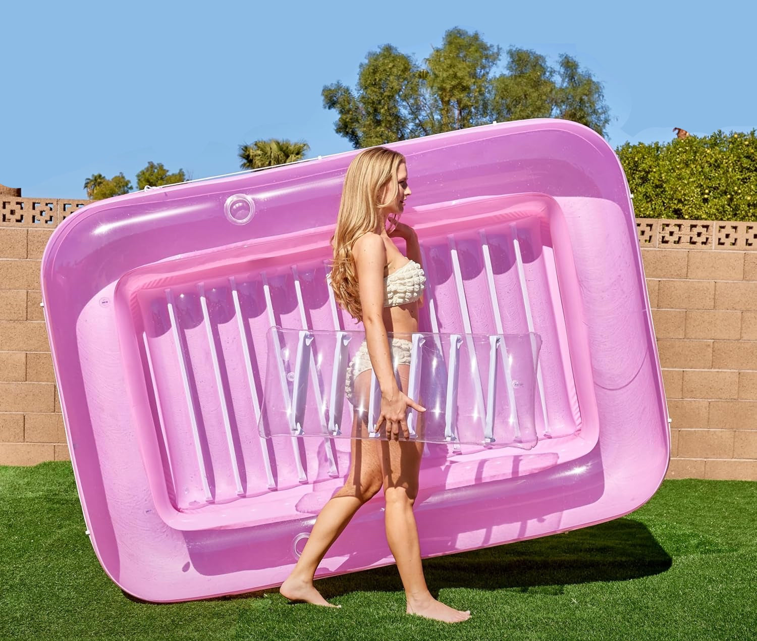 Chaise Longue Gonflable Piscine