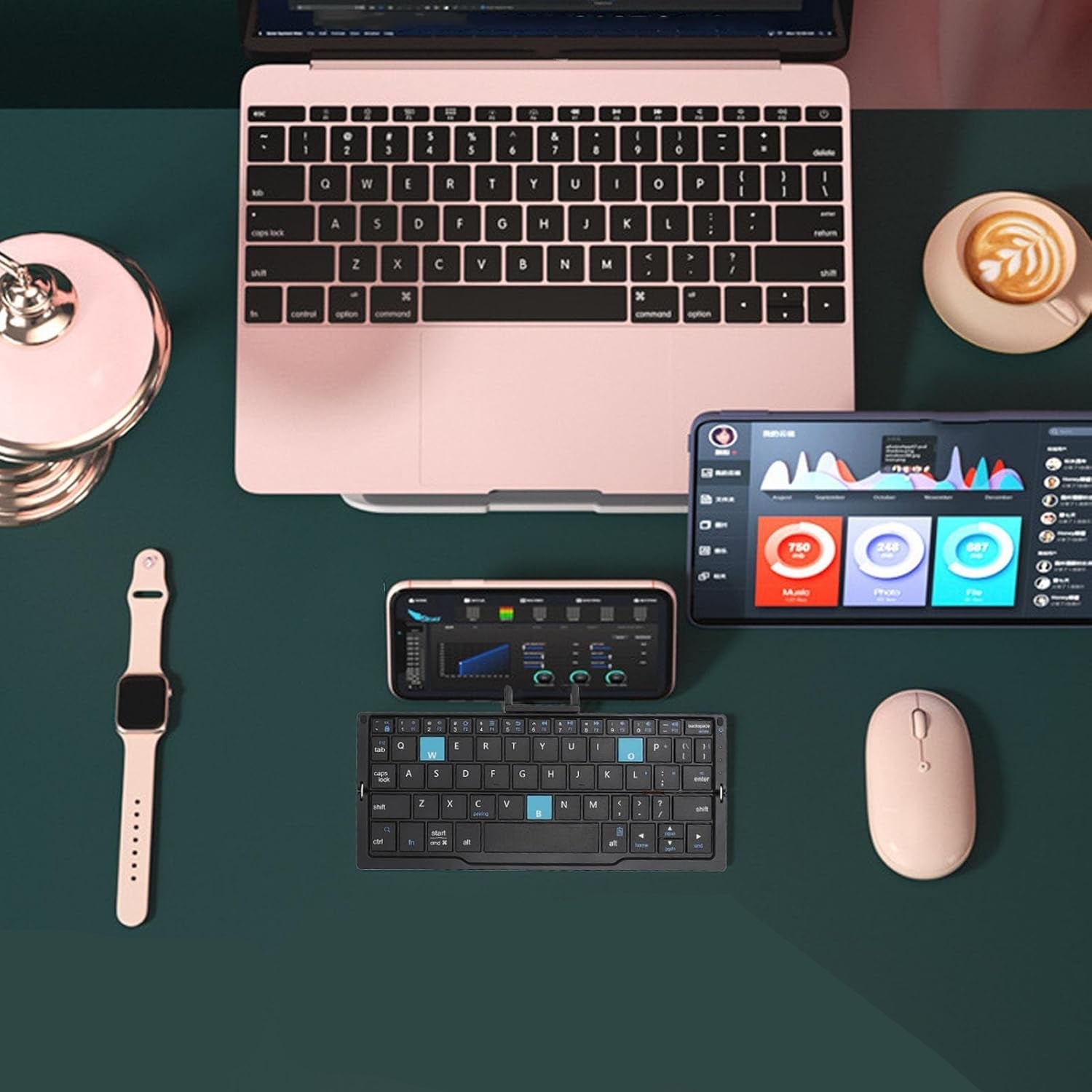 Clavier Bluetooth Pliable