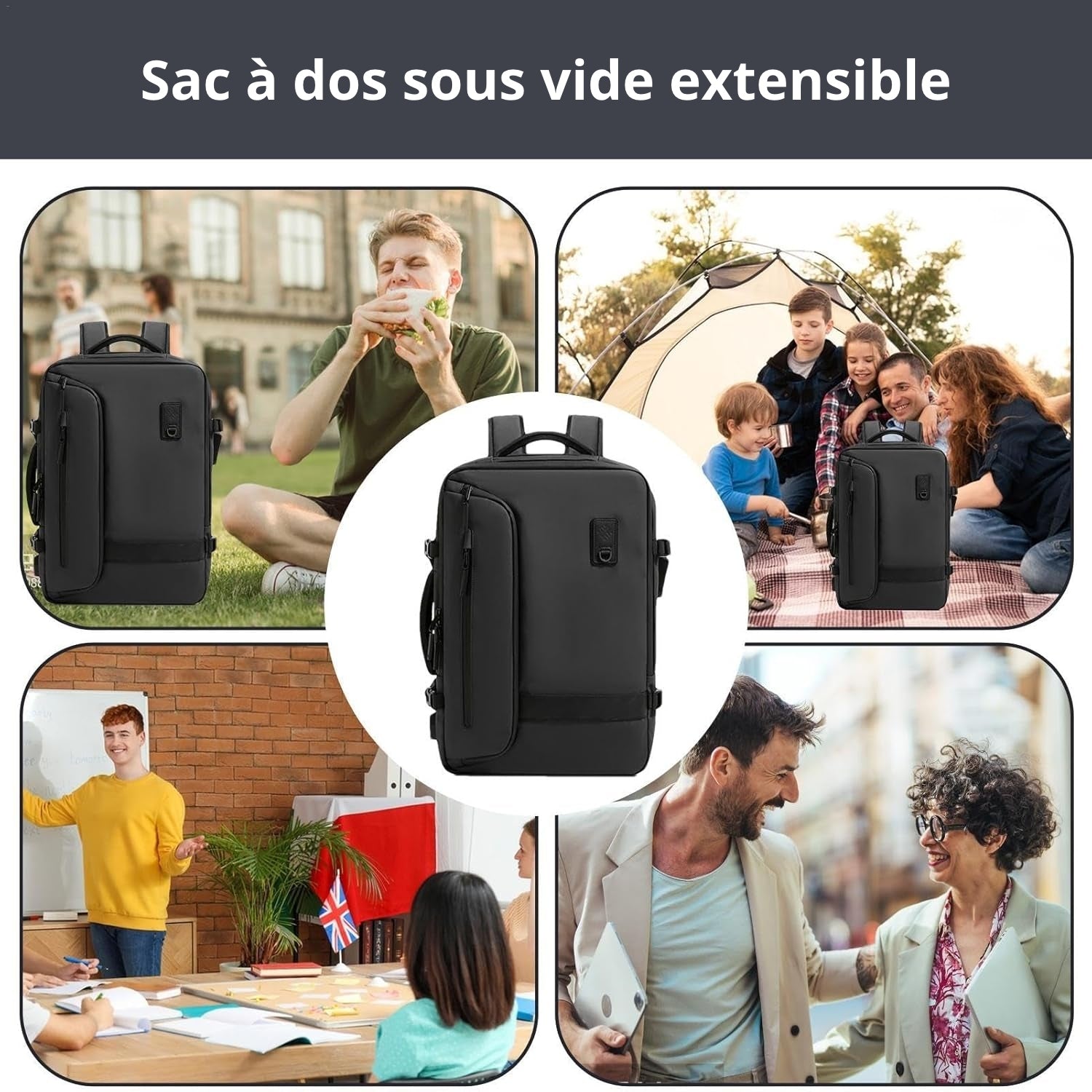Sac à dos sous vide extensible - AvairGo