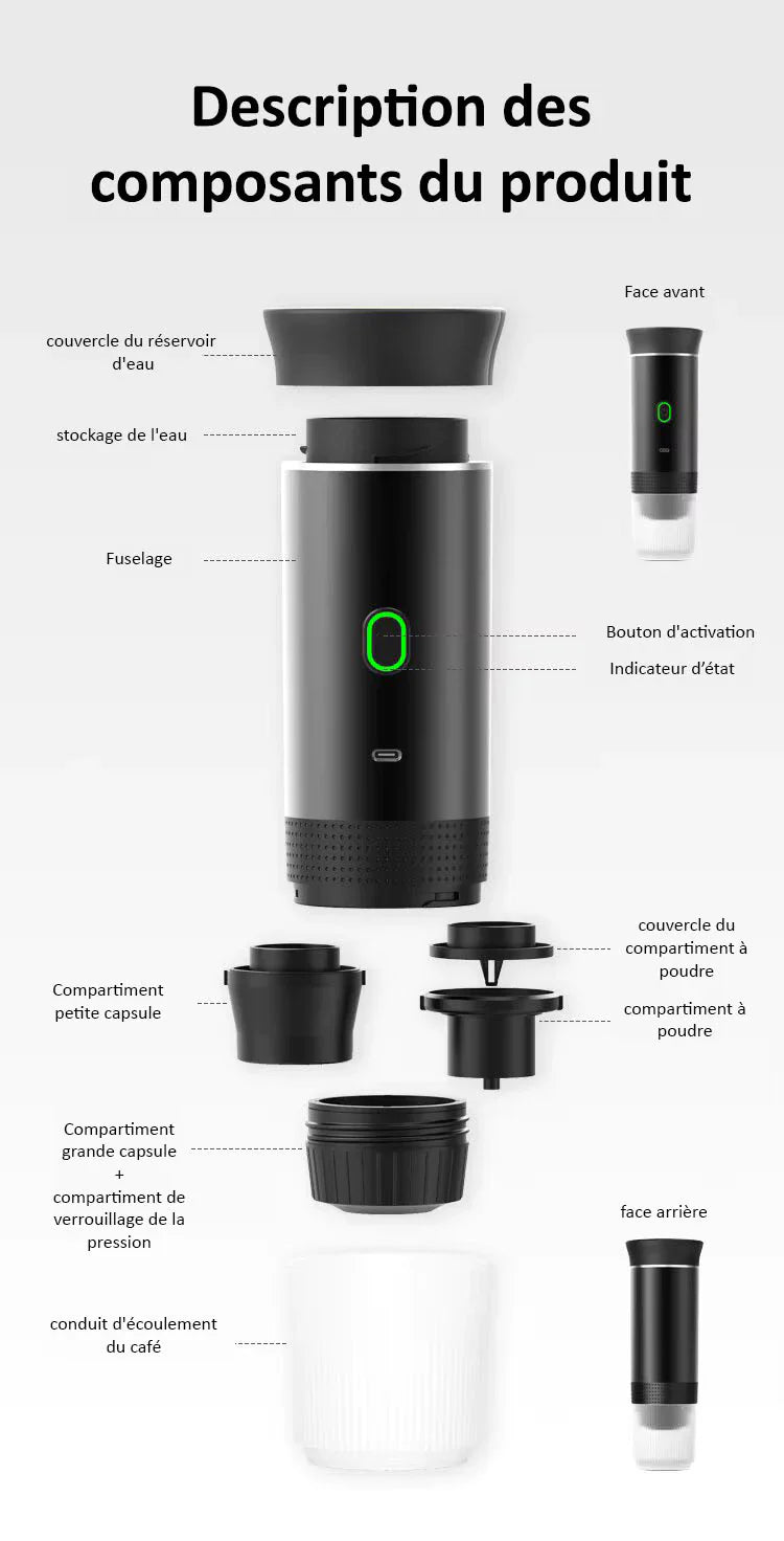 Machine à café portable - MoCafe