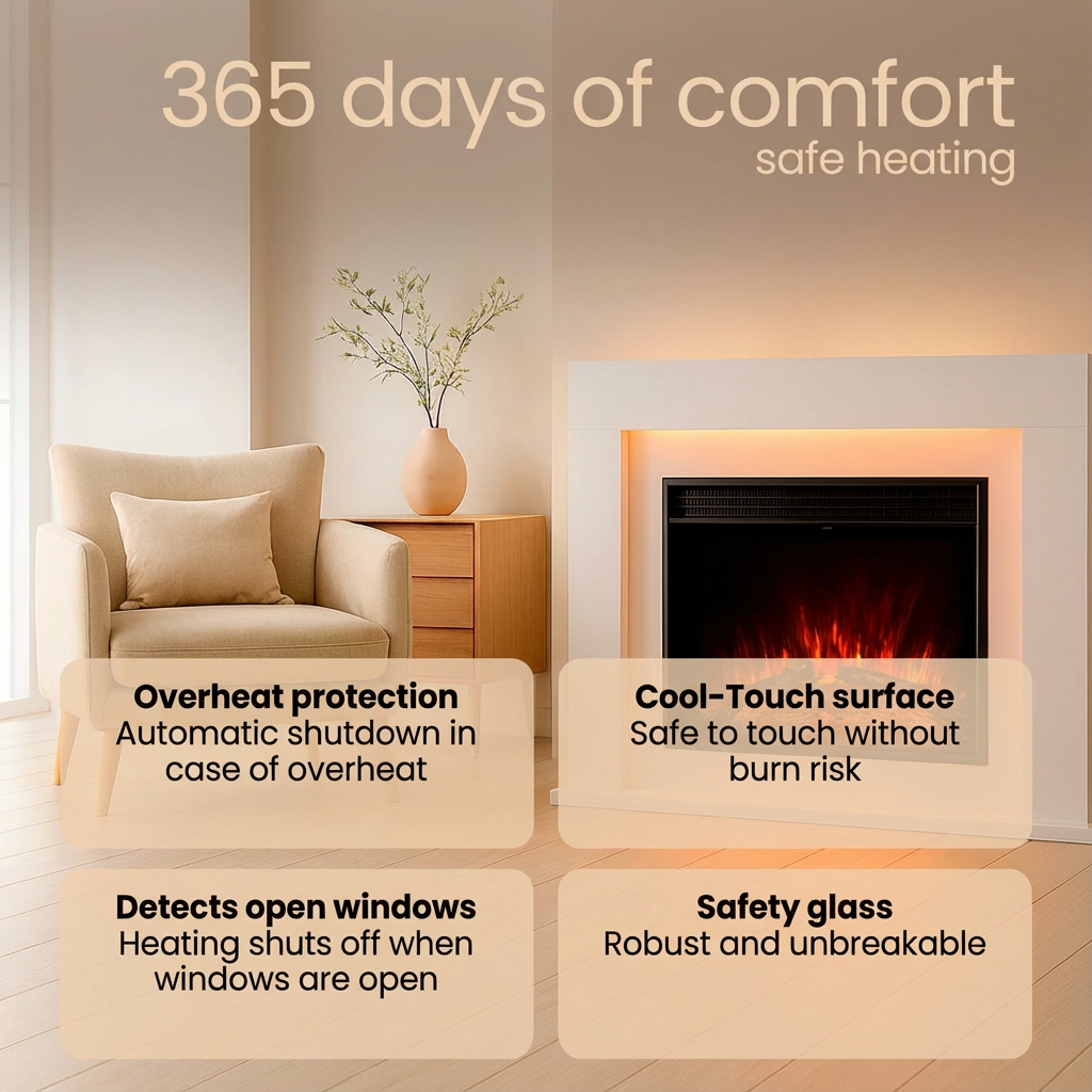 GlowMantel™ Electric Fireplace