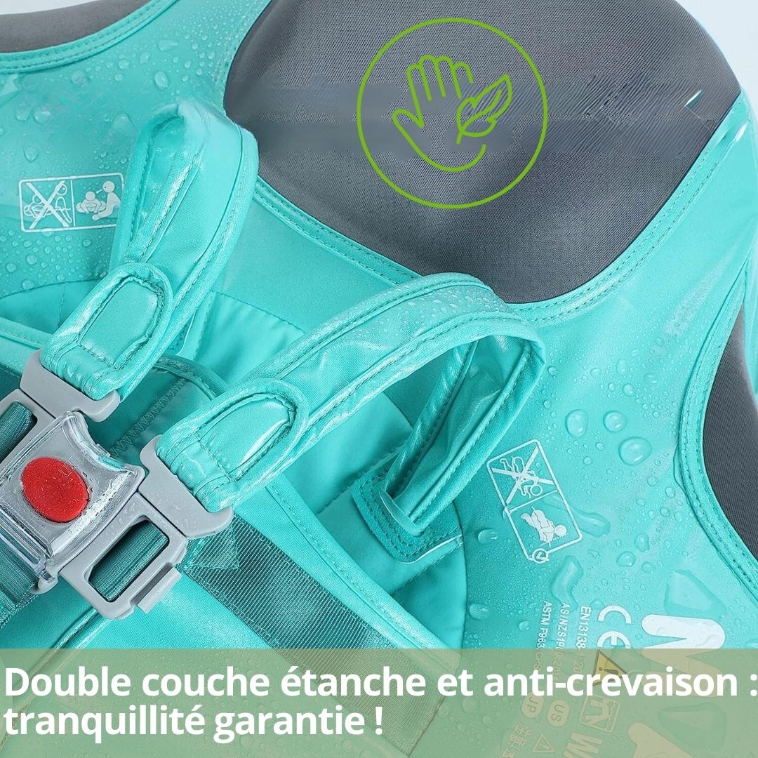 BebeMer - Bouée bébé avec Pare Soleil